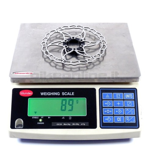 Ashima Airotor2 ARO-09 - The lightest Centerlock disc brake rotor in the World from 81g_weight o the scale_1