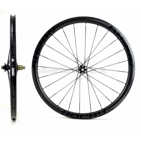 ROCKYROAD 36C DISC CLINCHER BERD / Extralite Cyber SPD-3 DISC carbon wheelset 1.020g