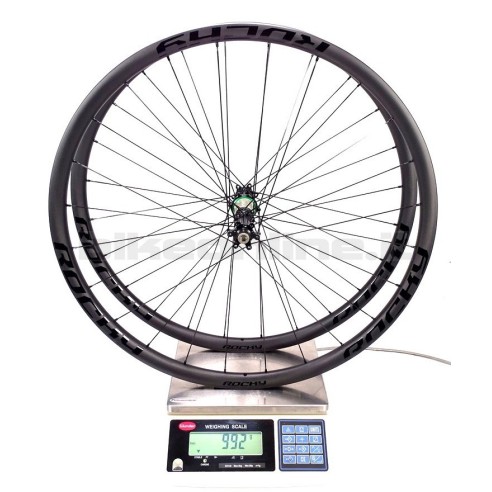 Ruote carbonio ROCKYROAD 25C DISC COPERTONCINO / Extralite Cyber SPD-3 DISC 6 fori 995g