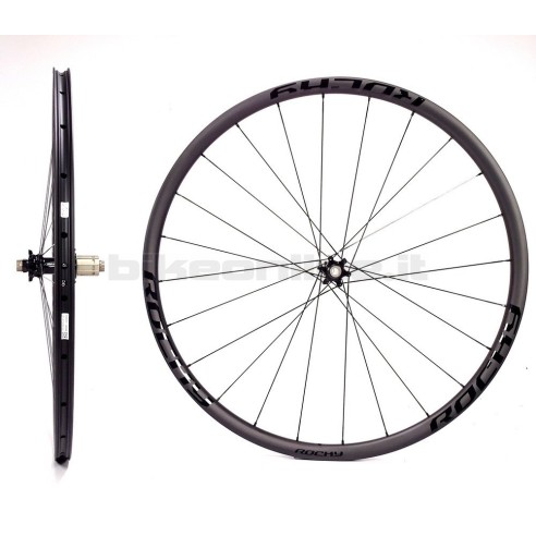ROCKYROAD 25C DISC CLINCHER / Extralite Cyber SPD-3 DISC carbon wheelset 995g