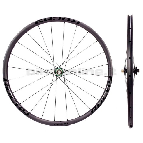 Ruote carbonio ROCKYROAD 25C DISC COPERTONCINO / Extralite Cyber SPD-3 DISC 6 fori 995g