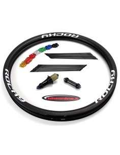 Ruote strada carbonio ROCKYROAD 30C TLR rim brake / Extralite MRC01 da 1.250g