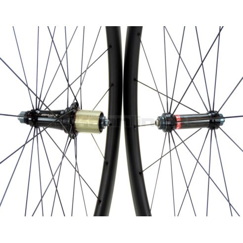 Ruote strada carbonio ROCKYROAD 30C TLR rim brake / Extralite MRC01 da 1.250g