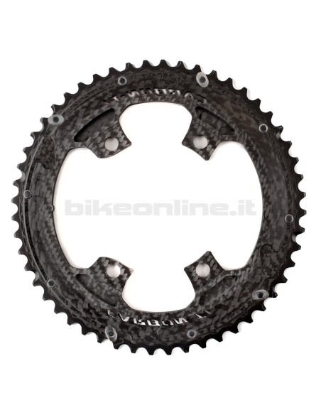 Carbon-Ti X-CarboRing EVO DA9200 superlight carbon/ergal outer chainring 110 BCD 4 arms from 97g