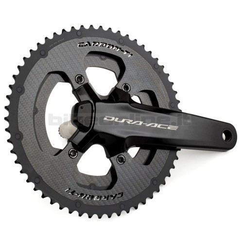 Carbon-Ti X-CarboRing EVO DA9200 Corona esterna superleggera in carbonio/ergal 110 BCD 4 bracci da 97g