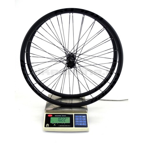 ROCKYROAD 25C DISC CLINCHER BERD / Carbon-Ti X-HUB SP Center Lock DISC carbon wheelset 990g