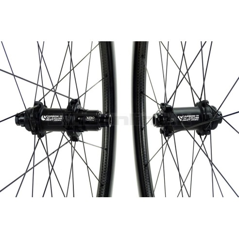 ROCKYROAD 36C DISC CLINCHER / Carbon-Ti X-HUB SP Center Lock DISC carbon wheelset 1.160g