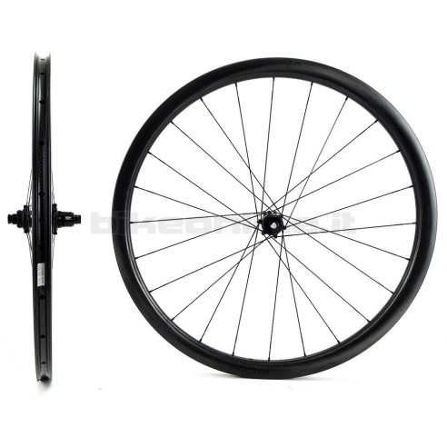 Ruote carbonio ROCKYROAD 36C DISC COPERTONCINO / Carbon-Ti X-HUB SP Center Lock DISC 1.170g