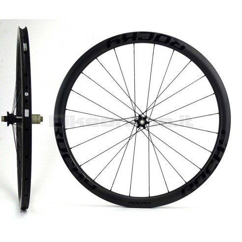 ROCKYROAD 39C DISC CLINCHER / Extralite Cyber SPD-3 DISC carbon wheelset 1.125g