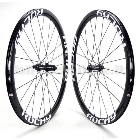 ROCKYROAD KOM 36C DISC BERD CLINCHER / ROCKY SP Center Lock carbon wheelset 1.135g