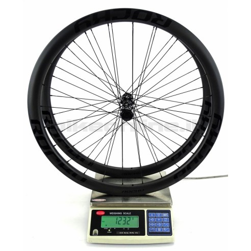 Ruote Carbonio strada ROCKYROAD 39C DISC  / ROCKY SP Road Straightpull Center Lock da 1.250g