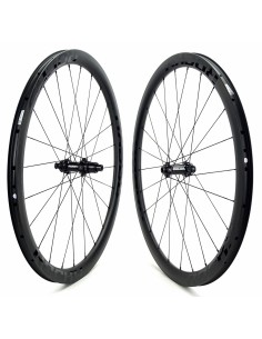 Ruote Carbonio strada ROCKYROAD 39C DISC  / ROCKY SP Road Straightpull Center Lock da 1.250g