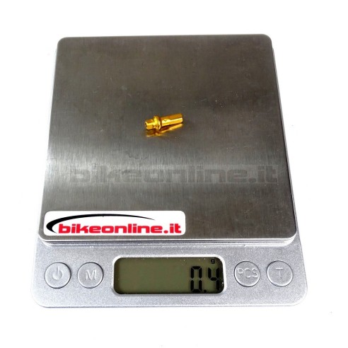 Sapim - Ergal nipple 12mm DSN 0.4g_weight on the scale