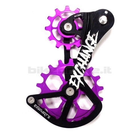 Exclusive Parts - Exchange rear derailleur cage for Shimano MTB 12s shifters. XT - XTR up to 52 teeth 96g