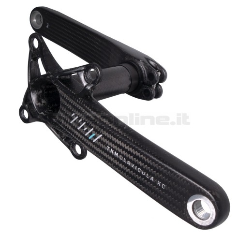 THM-Carbones Clavicula XC MTB hyper light Crankset 104mm 299g