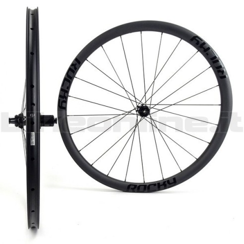 Ruote Carbonio strada ROCKYROAD 39C DISC BERD / ROCKY SP Road Straightpull Center Lock 1.175g