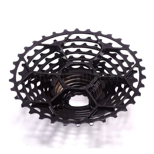 RECON - Pacco pignoni superleggero in acciaio temprato black Shimano 12v 11-34T 223g