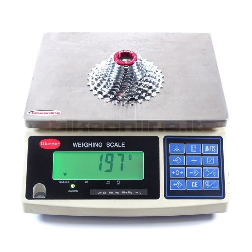 RECON - Pacco pignoni superleggero in acciaio temprato Campagnolo 12v 11-29T 197g