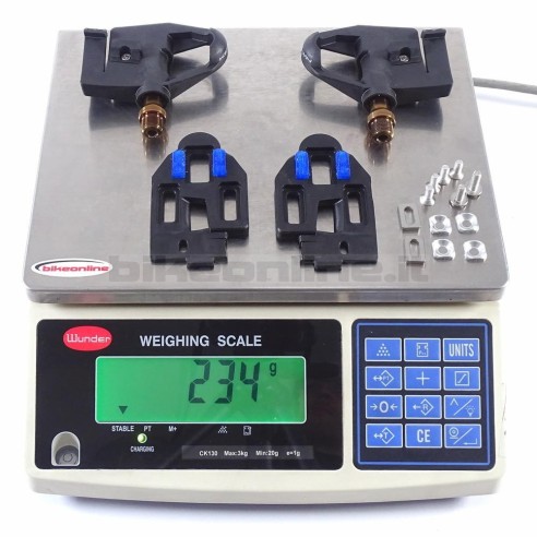 Keywin - CRM CARBON TITANIUM pedals only 161g set weight on the scale kit