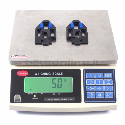 Keywin - Tacchette di ricambio per pedali CRM Carbon 50g peso sulla bilancia