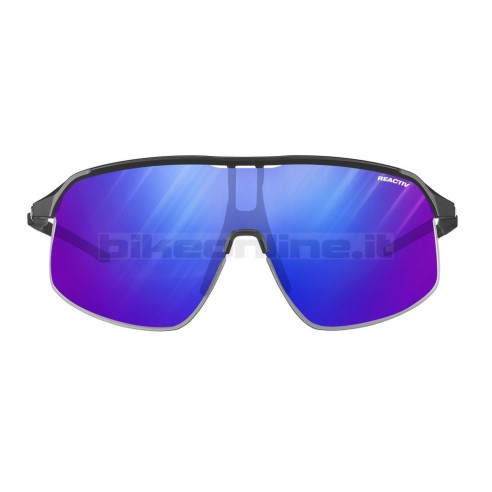 Julbo DENSITY NERO/NERO Opaco occhiali da sole superleggeri lenti REACTIV 1-3 High Contrast fotocromatiche 19.5g