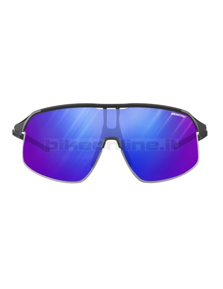 Julbo DENSITY NERO/NERO Opaco occhiali da sole superleggeri lenti REACTIV 1-3 High Contrast fotocromatiche 19.5g