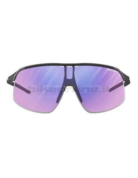 Julbo DENSITY NERO/NERO Opaco occhiali da sole superleggeri lenti REACTIV 1-3 High Contrast fotocromatiche 19.5g