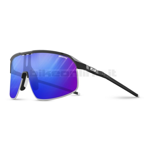 Julbo DENSITY NERO/NERO Opaco occhiali da sole superleggeri lenti REACTIV 1-3 High Contrast fotocromatiche 19.5g