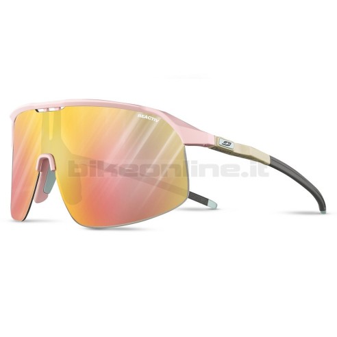 Julbo DENSITY Pink / Camel / Ice Mint sunglasses REACTIV 1-3 Light Amplifier photocromic lenses 19.5g