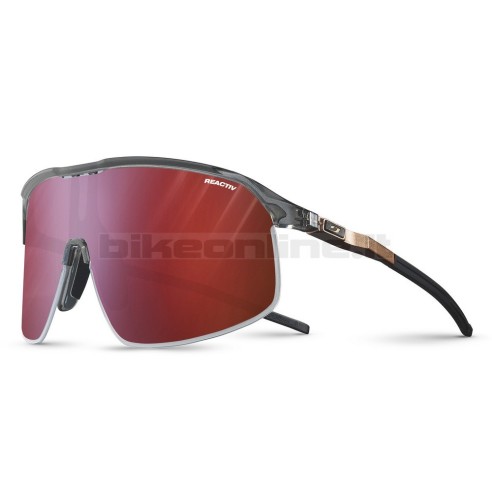 Julbo DENSITY TRANSLUCENT BLACK / COPPER superlight sunglasses REACTIV 0-3 High Contrast photocromic lenses 19.5g