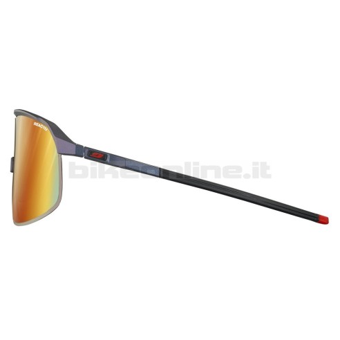 Julbo IRIDESCENTE DENSITY BLU-ROSSO occhiali da sole lenti REACTIV 1-3 Light Amplifier fotocromatiche 19.5g