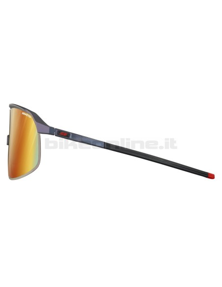 Julbo IRIDESCENTE DENSITY BLU-ROSSO occhiali da sole lenti REACTIV 1-3 Light Amplifier fotocromatiche 19.5g