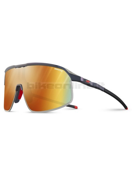 Julbo IRIDESCENTE DENSITY BLU-ROSSO occhiali da sole lenti REACTIV 1-3 Light Amplifier fotocromatiche 19.5g