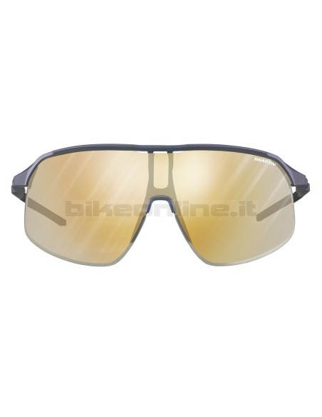 Julbo IRIDESCENTE DENSITY BLU-ROSSO occhiali da sole lenti REACTIV 1-3 Light Amplifier fotocromatiche 19.5g