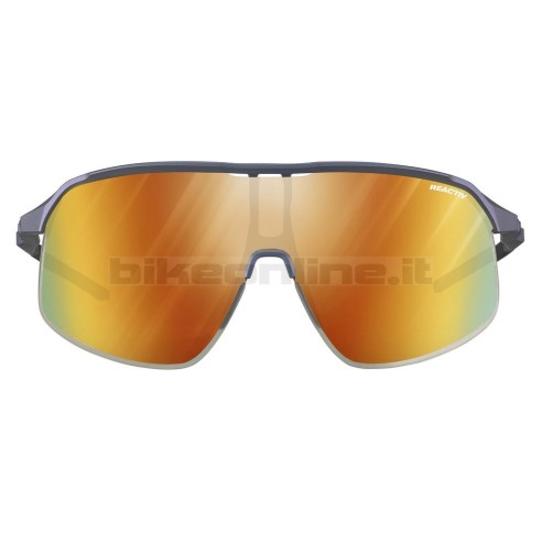 Julbo IRIDESCENTE DENSITY BLU-ROSSO occhiali da sole lenti REACTIV 1-3 Light Amplifier fotocromatiche 19.5g