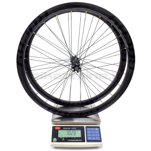 ROCKYROAD 36C DISC CLINCHER / Extralite Cyber SPD-3 DISC carbon wheelset 1.065g