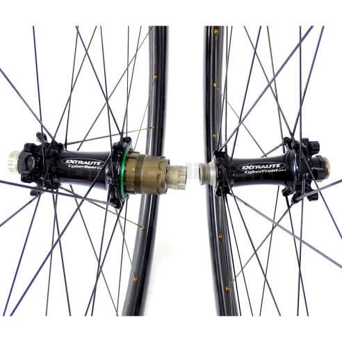 ROCKYROAD 36C DISC CLINCHER / Extralite Cyber SPD-3 DISC carbon wheelset 1.065g