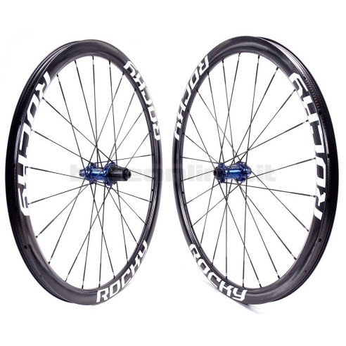 Ruote carbonio ROCKYROAD 36C DISC COPERTONCINO BERD / Carbon-Ti X-HUB SP Center Lock DISC 1.085g