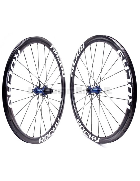 Ruote carbonio ROCKYROAD 36C DISC COPERTONCINO BERD / Carbon-Ti X-HUB SP Center Lock DISC 1.085g