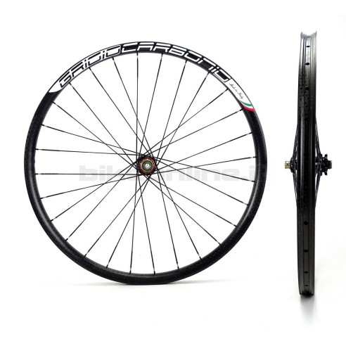 Ruote MTB GrigioCarbonio HardWheel AS26 - AS31 T1000 BERD / Extralite Hyper3 da 955g