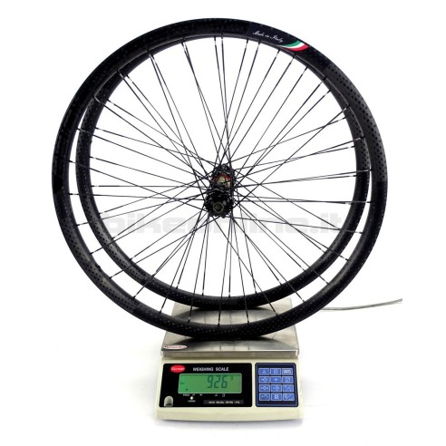 Ruote MTB GrigioCarbonio HardWheel AS26 - AS31 T1000 BERD / Extralite Hyper3 da 955g