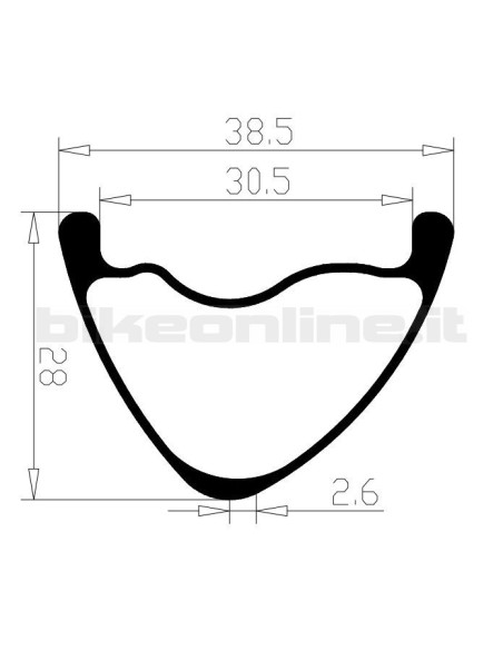 Ruote ENDURO carbonio ROCKY AS37 CARBON / DT Swiss 350 SP 1.663g