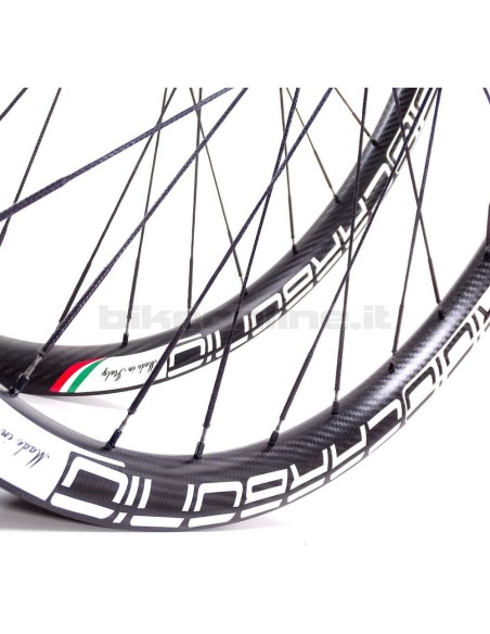 Coppia ruote GrigioCarbonio HardWheel AS26 - AS31 T1000 / DT Swiss 240 EXP SP 6 FORI da 1.125g