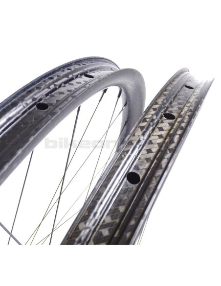 Ruote MTB GrigioCarbonio HardWheel AS25 - AS30 - AS35 T800 / Extralite Hyper3 da 1.110g