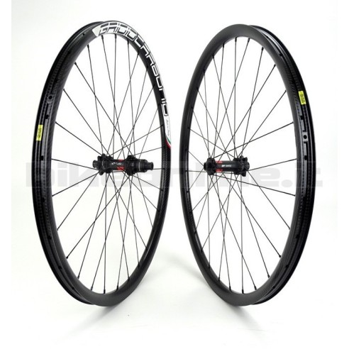 HardWheel AS25 - AS30 - AS35 T800 BERD GrigioCarbonio / DT SWISS 240 EXP SP 6 HOLES carbon wheelset from 1.145g