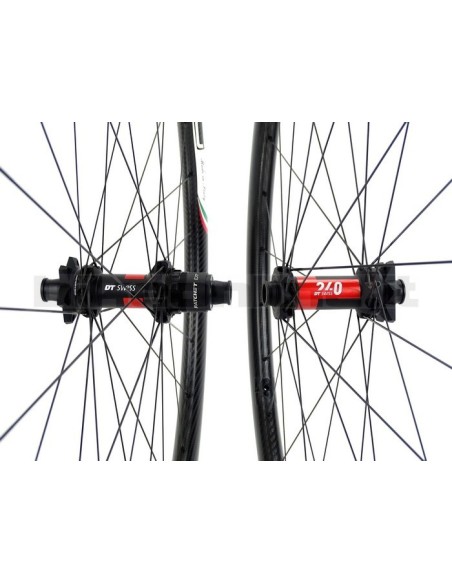 HardWheel AS25 - AS30 - AS35 T800 BERD GrigioCarbonio / DT SWISS 240 EXP SP 6 HOLES carbon wheelset from 1.145g