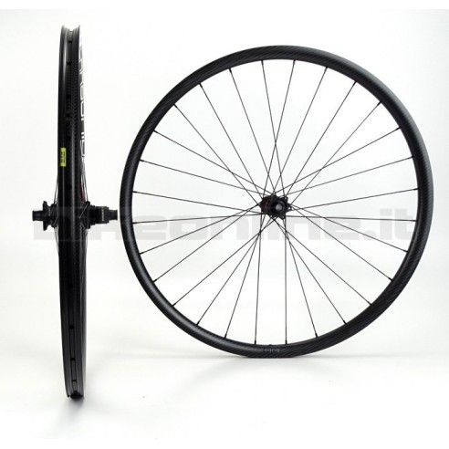 HardWheel AS25 - AS30 - AS35 T800 BERD GrigioCarbonio / DT SWISS 240 EXP SP 6 HOLES carbon wheelset from 1.145g