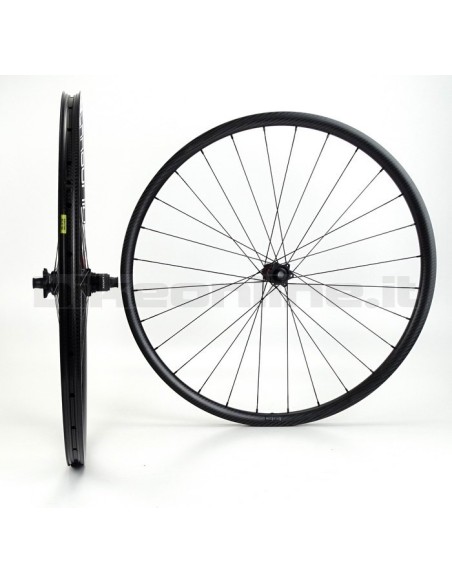 HardWheel AS25 - AS30 - AS35 T800 BERD GrigioCarbonio / DT SWISS 240 EXP SP 6 HOLES carbon wheelset from 1.145g