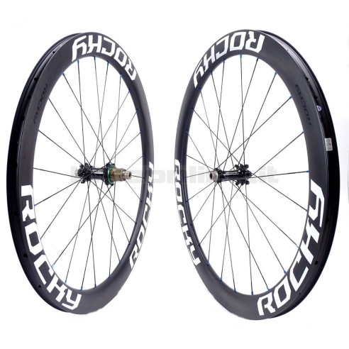 ROCKYROAD 50C DISC CLINCHER / Extralite Cyber SPD-3 DISC carbon wheelset 1.185g