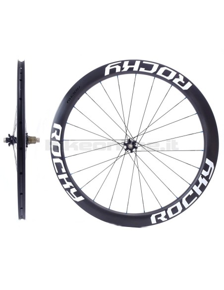 ROCKYROAD 50C DISC CLINCHER / Extralite Cyber SPD-3 DISC carbon wheelset 1.185g